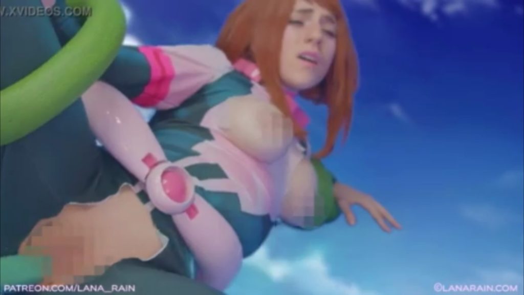 Uraraka Tentacle Cosplay Fuck Hunhentai